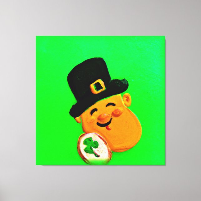 Irish Painting Artwork. Jetzt kaufen Leinwanddruck (Vorderseite)