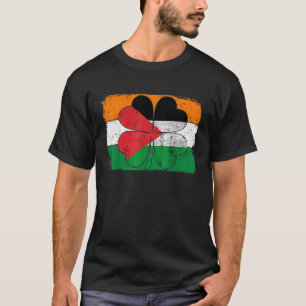 Irish Palestine Flag Ireland Kleeblatt St Patricks T-Shirt