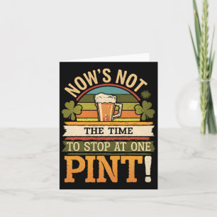 Irish Patty's Green St Paddy Funny Saint Patricks Karte