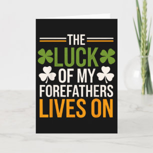 Irish Patty's Grün St Paddy Lustiger Saint Patrick Karte