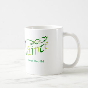 Irish Phrase-Image für klassische weiße Tasse