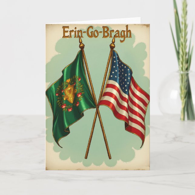 Irish Pride Heritage-Karte Karte (Vorderseite)