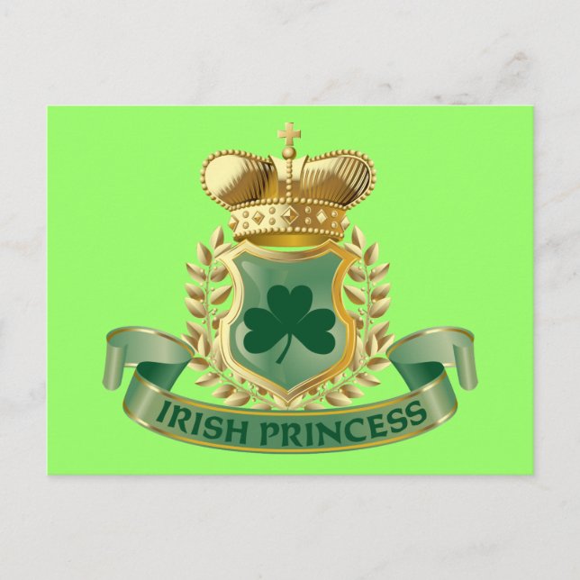 Irish Princess Postkarte (Vorderseite)
