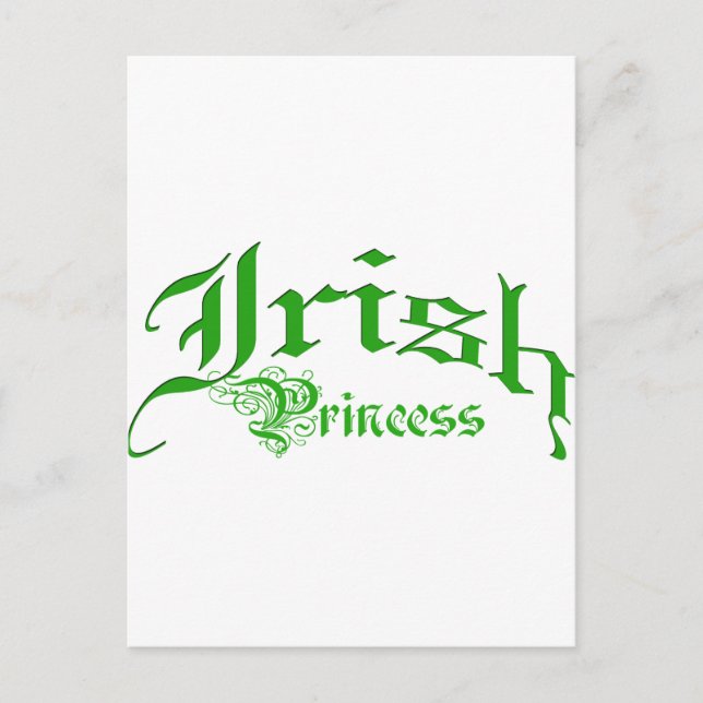 Irish Princess Postkarte (Vorderseite)