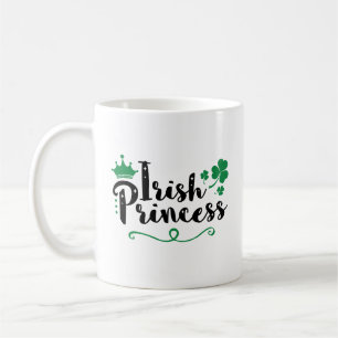 Irish Princess Women St Patrick's Day Script Kaffeetasse