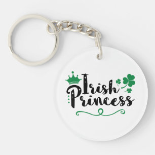 Irish Princess Women St Patrick's Day Script Schlüsselanhänger