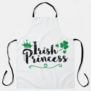 Irish Princess Women St Patrick's Day Script Schürze