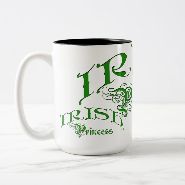 Irish Princess Zweifarbige Tasse (Links)