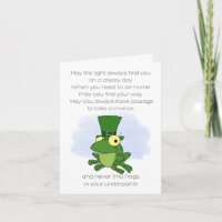 Irish Proverb Frog
