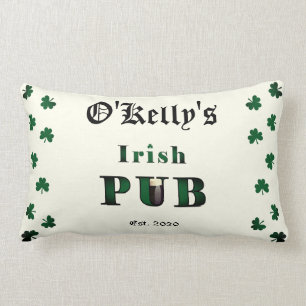 Irish Pub Bar Tavern Lumbar Throw Kissen