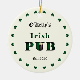 Irish Pub Bar Tavern Ornement de Noël