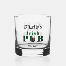 Irish Pub Bar Whiskey Rock Glass Trinkbehälter Whiskyglas