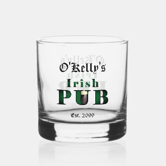 Irish Pub Bar Whiskey Rock Glass Trinkbehälter Whiskyglas