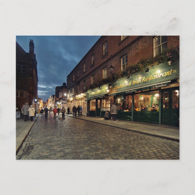 Irish Pub / Dublin Postkarte (Vorderseite)