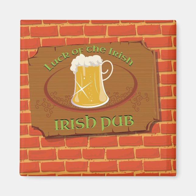 Irish Pub Sign Magnet (Vorne)