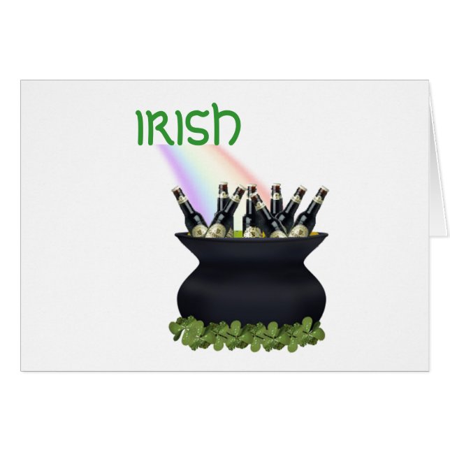 Irish Rainbow Card (Vorderseite (Horizontal))