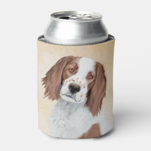 Irish Red and White Setter Painting - Original Art Dosenkühler