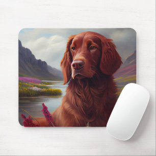 Irish Red on a Paddle: Ein Landschaftliches Abente Mousepad
