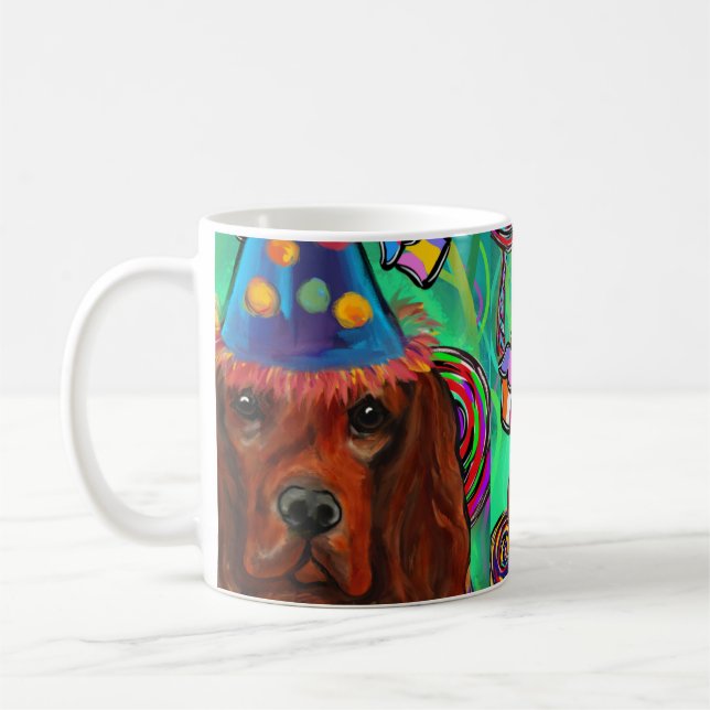 Irish Red Setter Kaffeetasse (Links)
