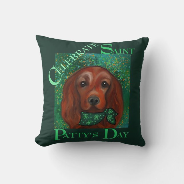 Irish Red Setter Kissen (Vorderseite)