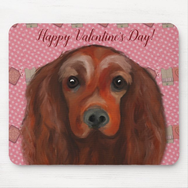 Irish Red Setter Mousepad (Vorne)