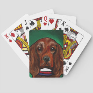 Irish Red Setter Spielkarten