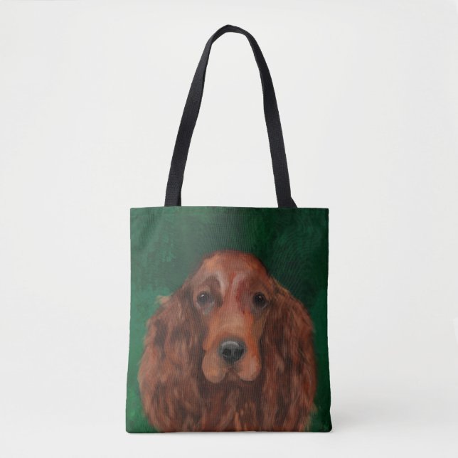 Irish Red Setter Tasche (Vorderseite)