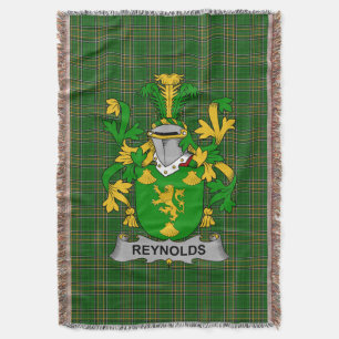 Irish Reynolds oder McRannell Coat of Arms Family Decke