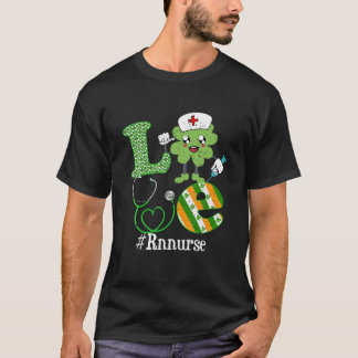 Irish RN Nurse St Patrick's Day Liebe Lucky Patric T-Shirt
