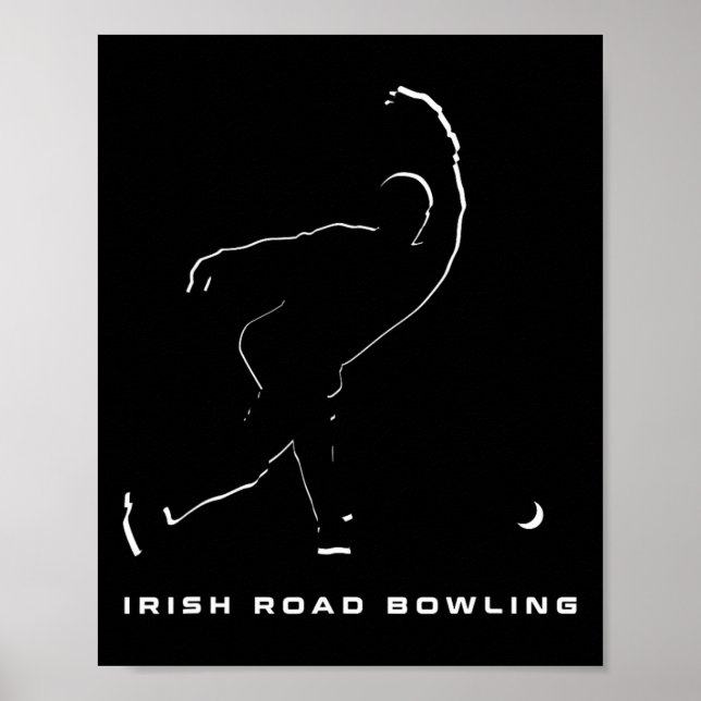 Irish Road Bowling Clothing - Irish Road Bowling Poster (Vorne)