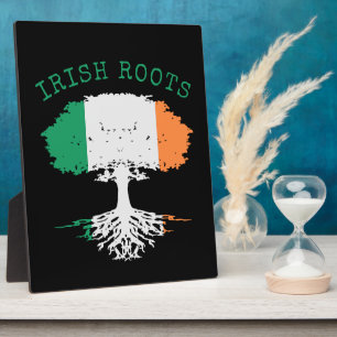 Irish Roots Family Tree Tabletop Fotoplatte