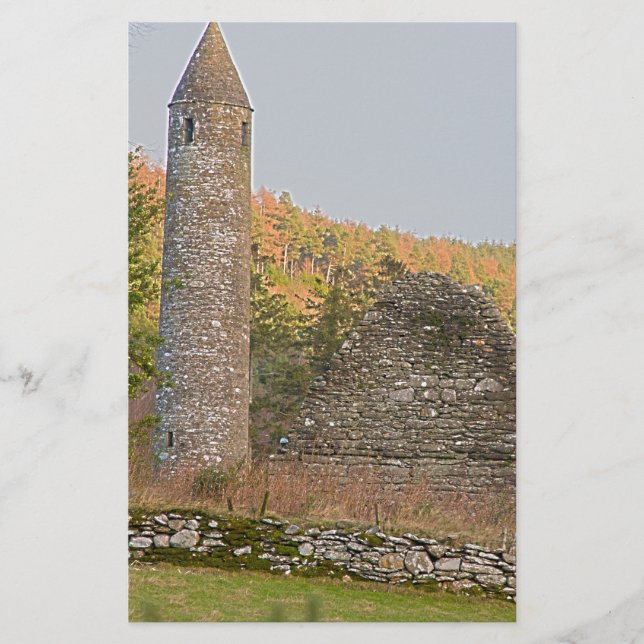 Irish Round Towers Briefpapier (Vorderseite)
