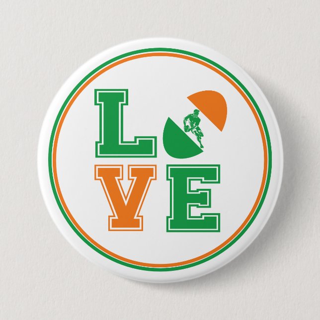 Irish Rugby Button (Vorderseite)