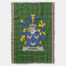 Irish Ryder Coat of Arms Familienwappen Irland