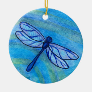Irish Segen Dragonfly Quote Keramik Ornament