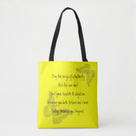 Irish Segen: Flüge eines Schmetterlings Tasche