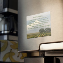 Irish Sessing Farmland Foto Magnetic Card