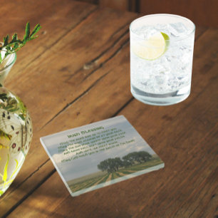 Irish Sessing Farmland Landschaft Glasuntersetzer