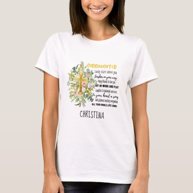 Irish Sessing für GODAUGHTER - Personalisiertes Ge T-Shirt (Vorderseite)