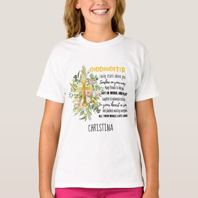 Irish Sessing für GODAUGHTER - Personalisiertes Ge T-Shirt (Vorderseite)