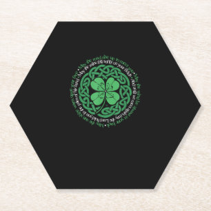 Irish Sessing, keltischer Knoten und 4-Leaf Clover Untersetzer