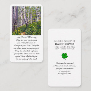 Irish Sessing Memorial Praetcard Visitenkarte