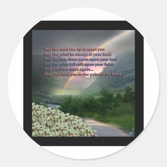 IRISH SESSING RUNDER AUFKLEBER (Vorderseite)