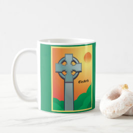 Irish Sessings Cross Personalisiert Kaffeetasse