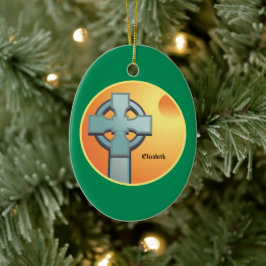 Irish Sessings Cross Personalisiert Keramik Ornament