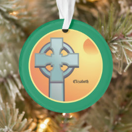Irish Sessings Cross Personalisiert Ornament