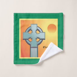 Irish Sessings Cross Personalisiert Waschlappen