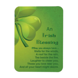 Irish Sessings Green Kleeblatt, keltisch Magnet