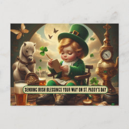 Irish Sessings Your Way on St. Paddy's Postkarte