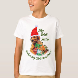 Irish Setter Christmas Geschenke T-Shirt